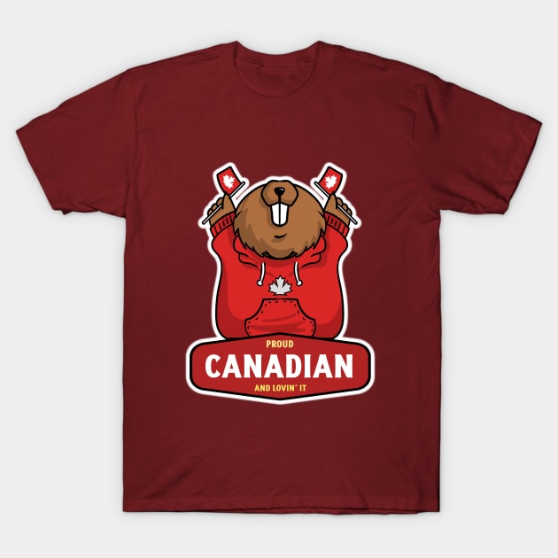 Proud Canadian Canada day T-Shirt by Turtokart